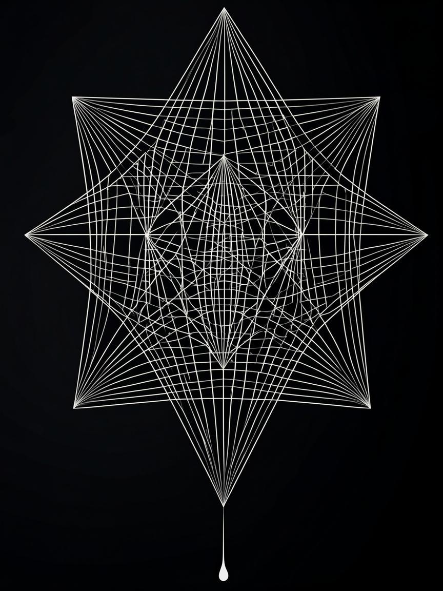 Fineline Dotwork Geometric tattoo style