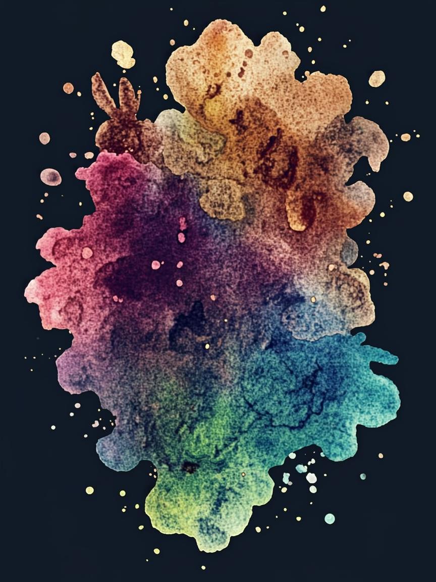 Watercolor tattoo style